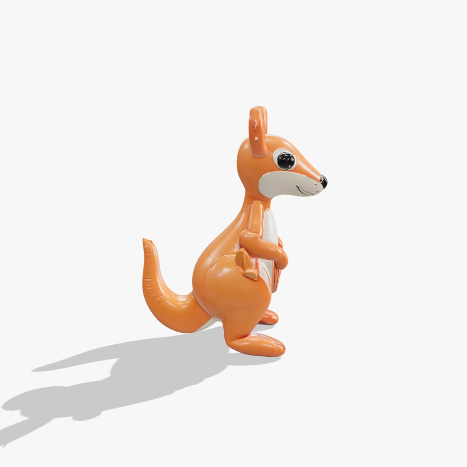 Playful Kangaroo Inflatable model pack